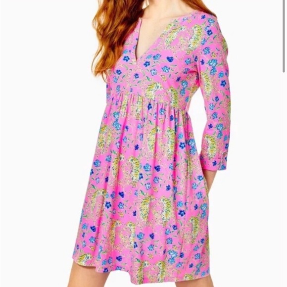 Lilly Pulitzer Dresses & Skirts - Lilly Pulitzer Loran tigress garden Dress XS